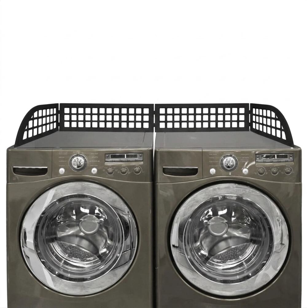 Henning Lee Matte Black Magnetic Universal Plastic 4 Panel Laundry Guard - New